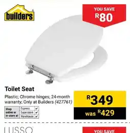 Builders Express LUSSEO Toilet Seat offer