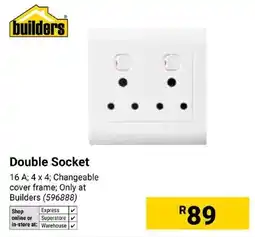 Builders Express Double Socket offer