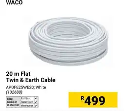 Builders Express WACO 20 m Flat Twin & Earth Cable offer