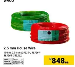 Builders Express WACO 2.5 mm House Wire offer