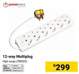 Builders Express powerworx 12-way Multiplug offer