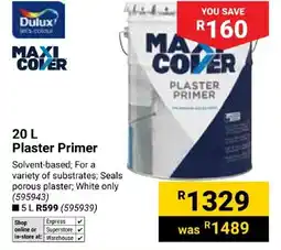 Builders Express Dulux MAXI COVER Plaster Primer offer