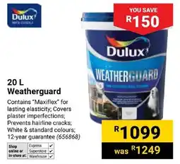 Builders Express Dulux Weatherguard offer