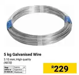 Builders Express 5 kg Galvanised Wire offer