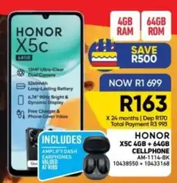 Furnmart Honor X5C 4GB+ 64GB Cellphone offer