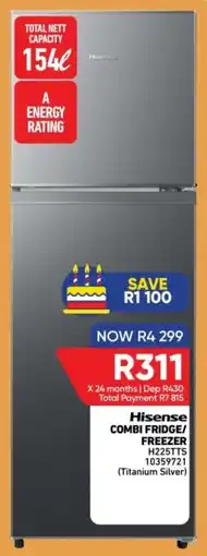 Furnmart Hisense combi fridge/ freezer offer