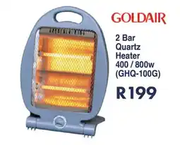 President Hyper GOLDRAIR 2 Bar Quartz Heater offer