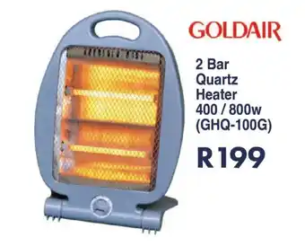 GOLDRAIR 2 Bar Quartz Heater