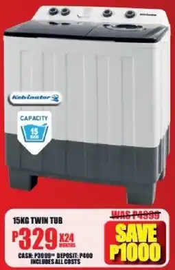 Lewis Kelvinator twin tub offer