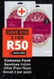 Checkers Comessa Food Services Indian Affair Naan Bread offer