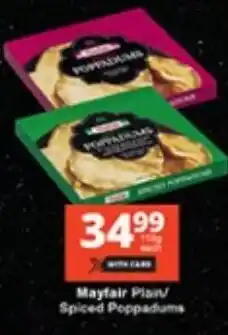 Checkers Mayfair Spiced Poppadums offer