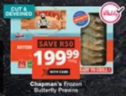 Checkers Chapman's Frozen Butterfly Prawns offer