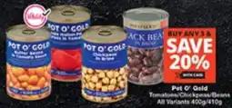 Checkers Pot O' Gold Tomatoes/Chickpeas/Beans offer