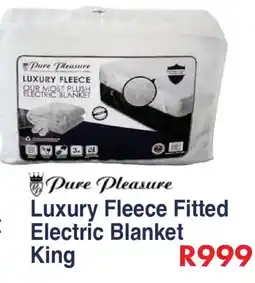 President Hyper Pure Pleasure Luxury Fleece Fitted Electric Blanket King offer