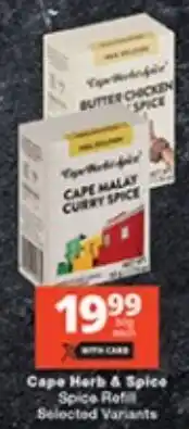 Checkers Cape Herb & Spice Cape Malay Curry Spice offer