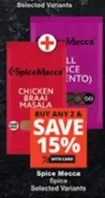 Checkers Spice Mecca Chicken Braai Masala offer