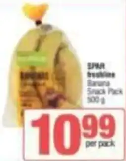 SuperSpar SPAR freshline Banana Snack Pack offer