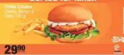 SuperSpar Chikka Chicken Cheeky Burger & Chips offer