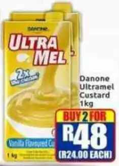 Three Star Cash and Carry Danonе Ultramel Custard offer