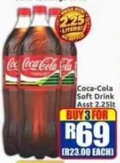 Three Star Cash and Carry Coca-Cola Soft Drink offer