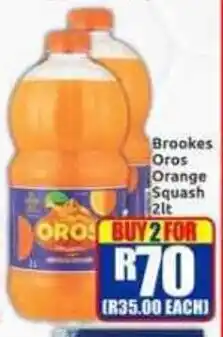 Three Star Cash and Carry Brookes Oros Orange Squash offer