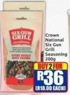 Three Star Cash and Carry Six Gun Grill Seasoning offer