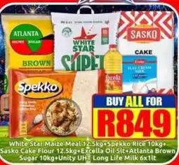 Three Star Cash and Carry White Star Maize Meal offer