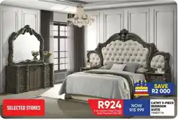 Furnmart CATHY 5-PIECE BEDROOM SUITE offer