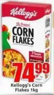 Three Star Cash and Carry Kellogg's Corn Flakes offer