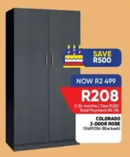 Furnmart COLORADO 2-DOOR ROBE offer