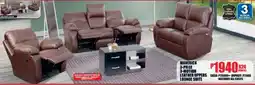 Lewis Maverick 3-motion leather uppers lounge suite offer