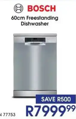 Hirsch's BOSCH 60cm Freestanding Dishwasher offer
