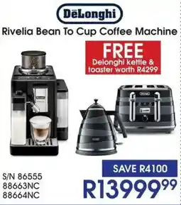 Hirsch's DeLonghi Rivelia Bean To Cup Coffee Machine offer