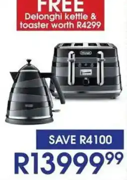 Hirsch's Delonghi kettle & toaster offer
