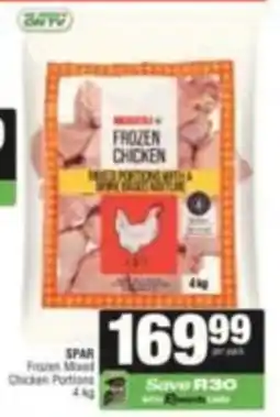 SuperSpar Spar Frozen Mixed Chicken Portions offer