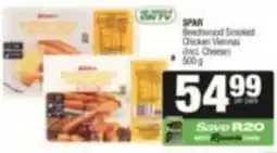 SuperSpar SPAR Beechwood Smoked Chicken Viennas offer