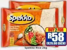 Three Star Cash and Carry Spekko Long Grain Parboiled White Rice offer