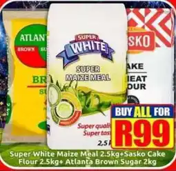 Three Star Cash and Carry Super White Maize Meal offer