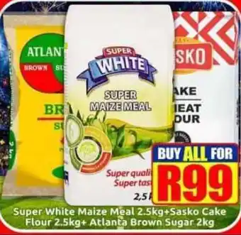 Three Star Cash and Carry Super White Maize Meal offer