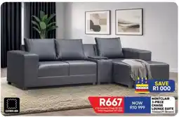 Furnmart MONTCLAIR 3-PIECE CHAISE LOUNGE SUITE offer