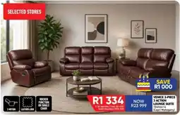Furnmart Venice 3-Piece 3 Action Lounge Suite offer