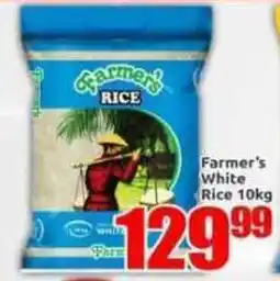 Three Star Cash and Carry Farmer's White Rice offer