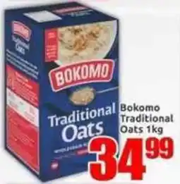 Three Star Cash and Carry Bokomo Traditional Oats offer