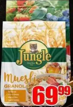 Three Star Cash and Carry Jungle Muesli Granola offer