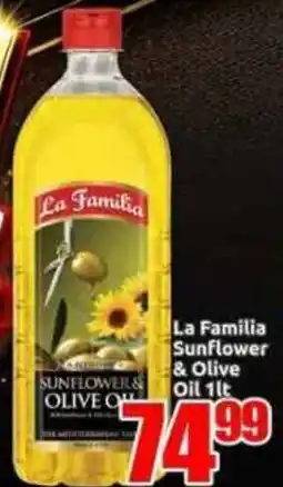 Three Star Cash and Carry La Familia Sunflower & Olive Oil offer