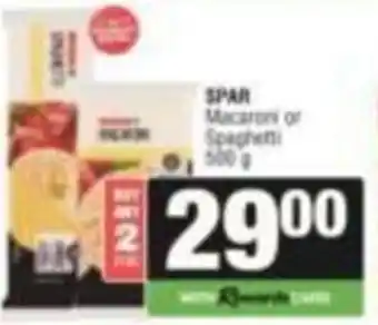 SuperSpar SPAR Macaroni or Spaghetti offer