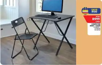 Furnmart I COMPUTER DESK + CHAIR offer