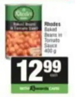 SuperSpar Rhodes Baked Beans in Tomato Sauce offer