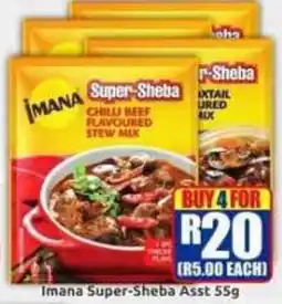 Three Star Cash and Carry Imana Super-Sheba Chilli Beef Flavoured Stew Mix offer