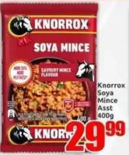 Three Star Cash and Carry Knorrox Soya Mince offer